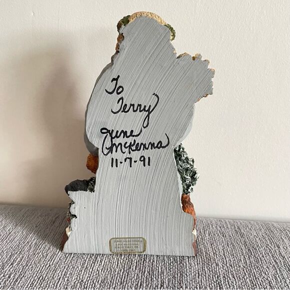 Old Fashioned Pap III 1991 Vintage Santa Sculpture Signed By June McKenna - Picture 2 of 9